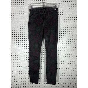 Hudson Nico high rise printed jeans size 25